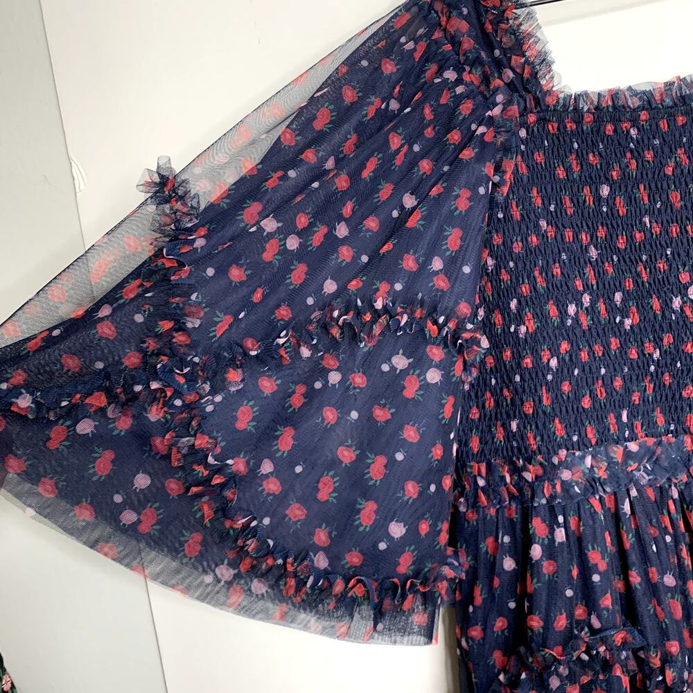 Jessakae Everafter Ever After Dress Navy Floral  Womens XXL 2XL Blue - Picture 10 of 16